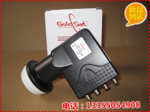 GoldSat单本振四输出KU高频头GT-4130（11300本镇，四口独立输出，多星多机）